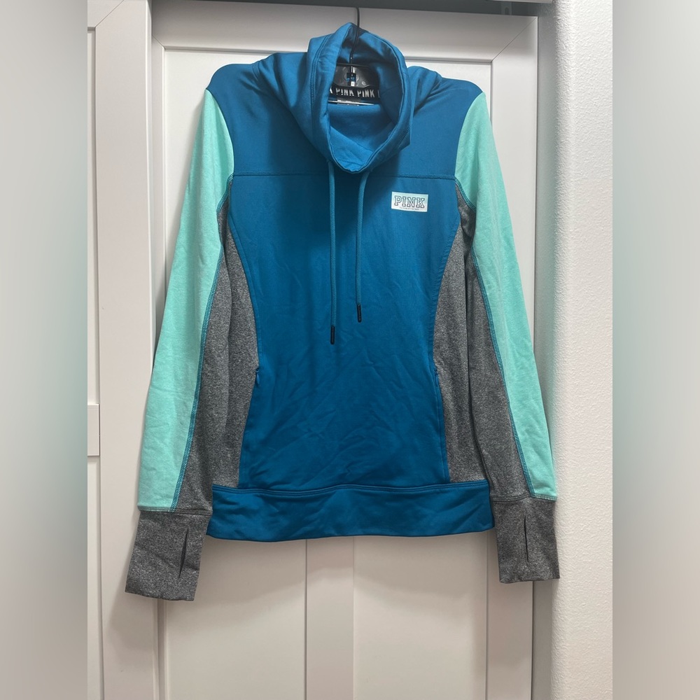 Blue PINK Pullover hoodie Size: XS